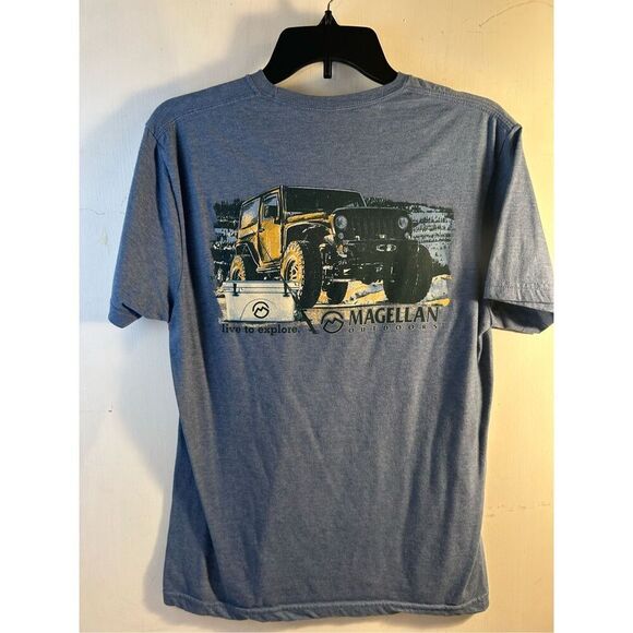 Magellan t-shirt Big Truck logo M - Picture 2 of 6